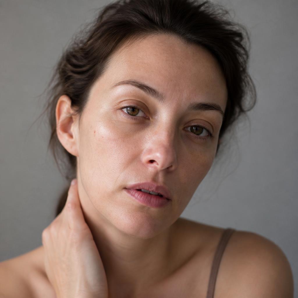 Femme au réveil dans une lumière matinale